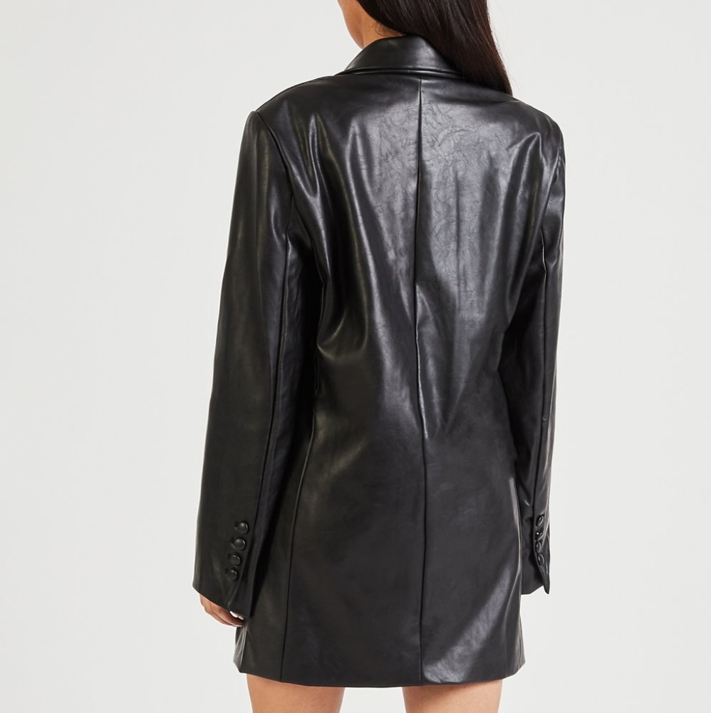 Leather Jacket Dress - Picture 9 of 11
